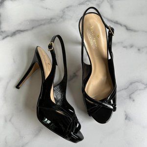 Kate Spade Patent Leather Slingback Pumps Size 8